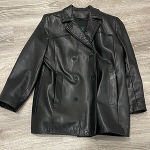 Danier Black Leather Jacket